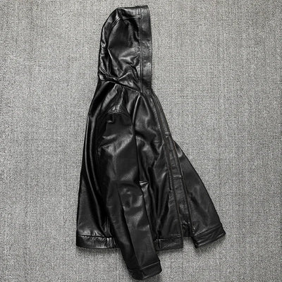 Die Finn Kapuzen Ledetjacke