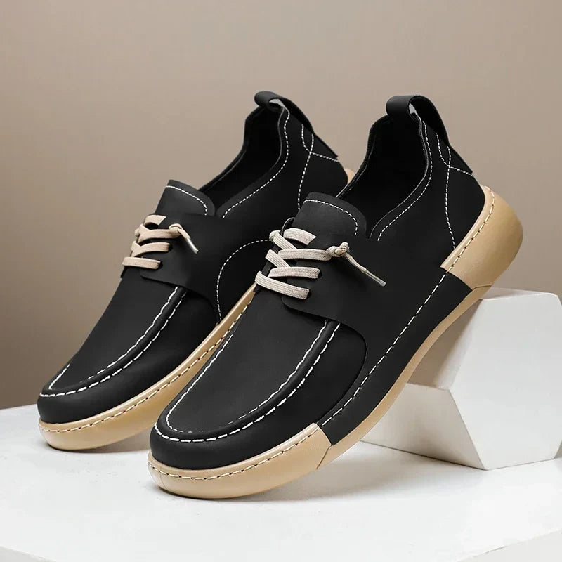 Klassische Italienische Leder Sneakers