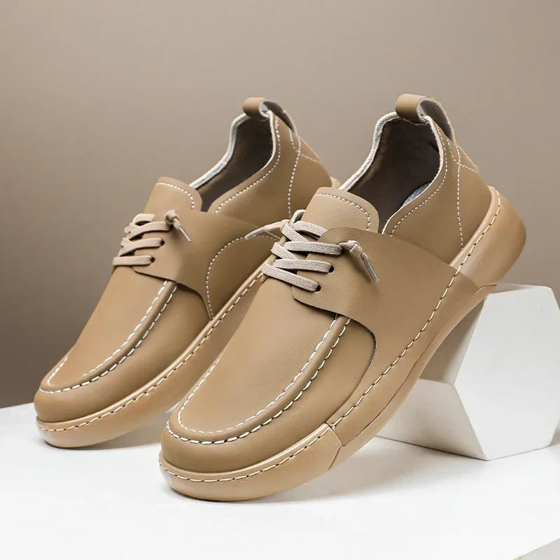 Klassische Italienische Leder Sneakers