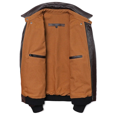 Lukas Klassische Lederjacke