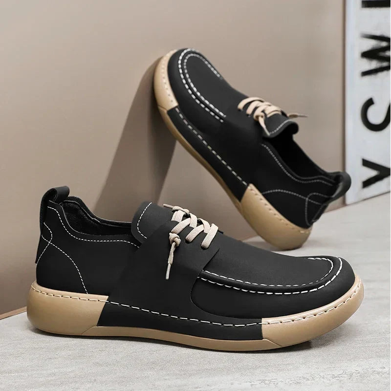 Klassische Italienische Leder Sneakers