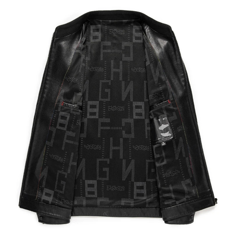 Thomas klassische Lederjacke