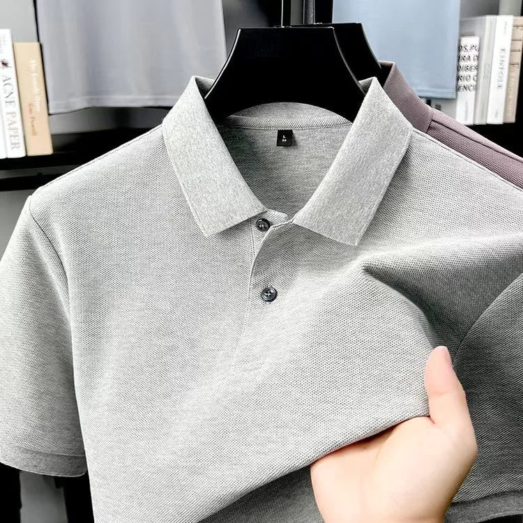 Lässiges Baumwoll-Poloshirt