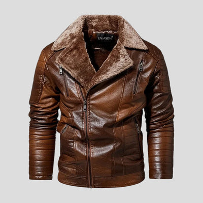 Mark Warmer Winter Lederjacke