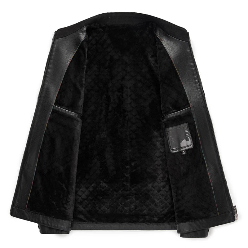 Thomas klassische Lederjacke