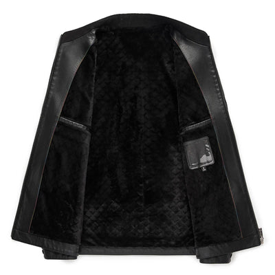 Thomas klassische Lederjacke