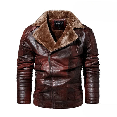 Mark Warmer Winter Lederjacke