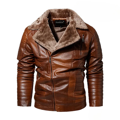 Mark Warmer Winter Lederjacke