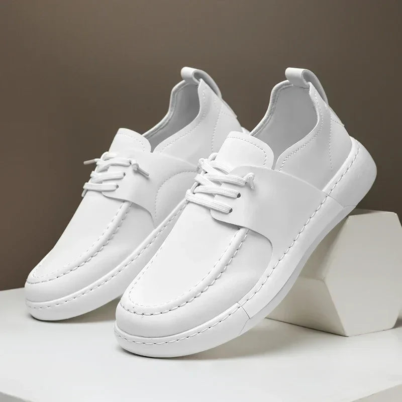 Klassische Italienische Leder Sneakers
