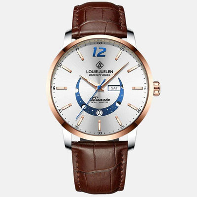 Elegante Uhr mit Mondphase