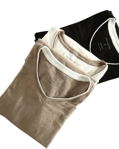 Paris Vintage T-Shirt mit langen Ärmeln