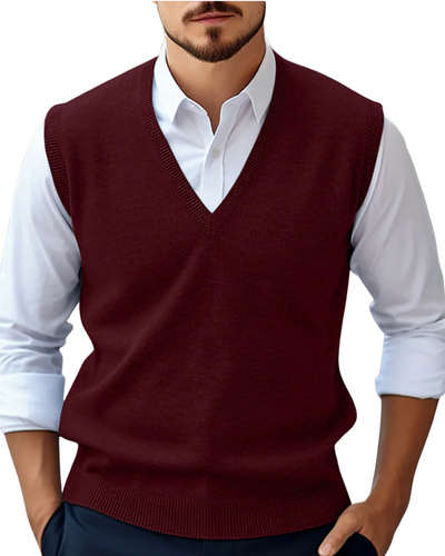 Ärmelloser Pullover