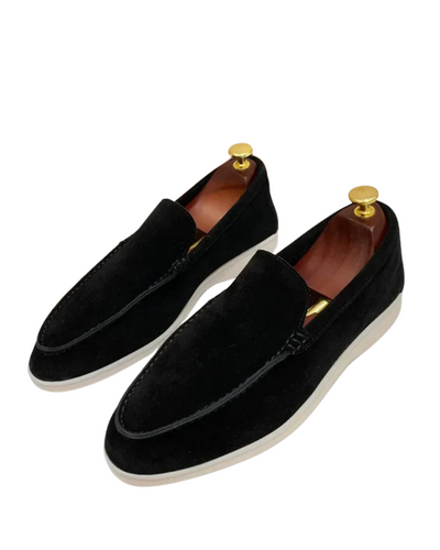 Klassische Wildleder Loafers