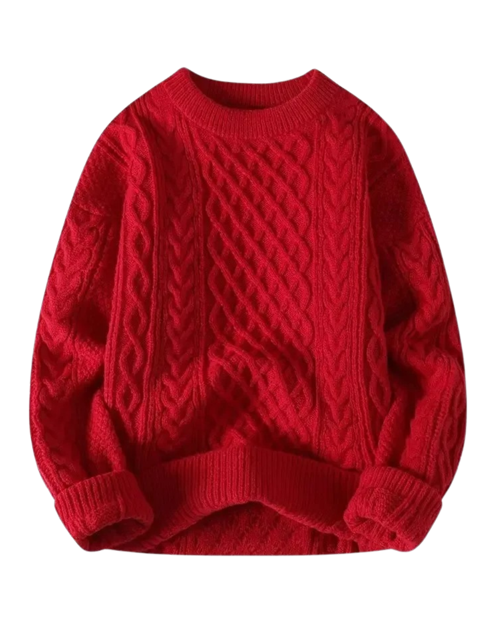Kabelstrickpullover