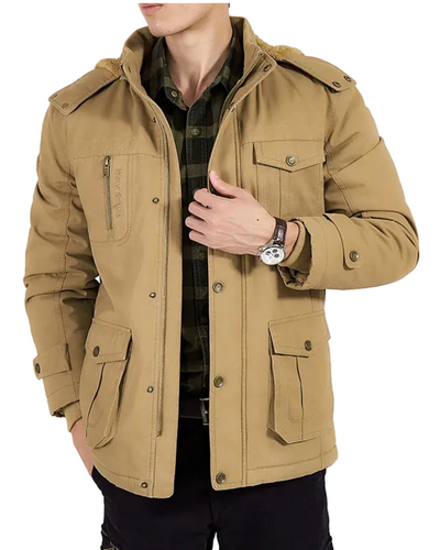 Elegante wattierte Bomberjacke