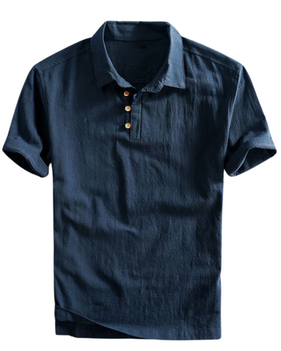 San Julian Leinen Poloshirt
