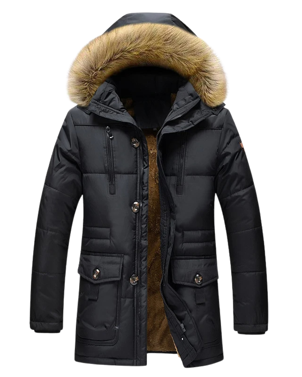 Eleganter Parka-Jacke