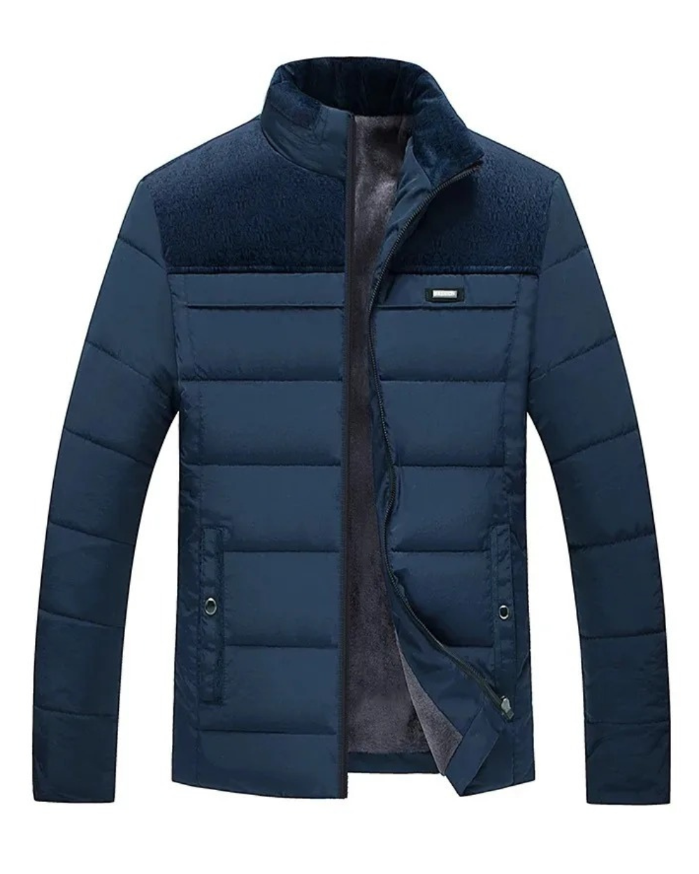 Elegante wattierte Pufferjacke