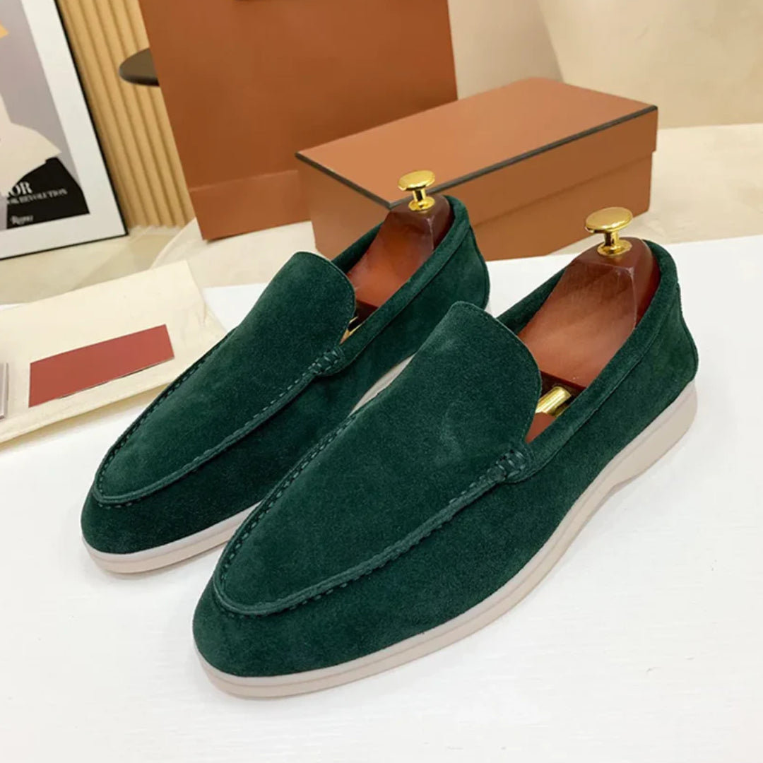 Klassische Wildleder Loafers