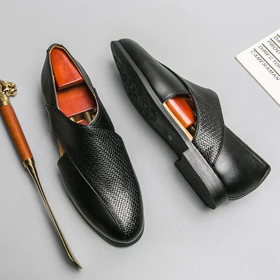 Vintage Leder Loafers