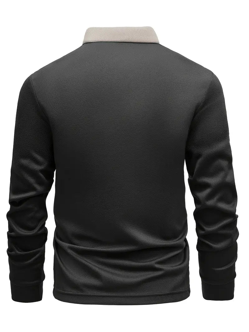 Leichter Poloshirt-Pullover