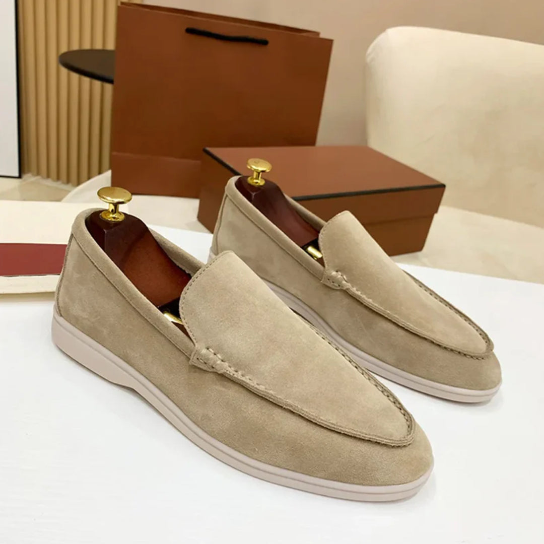 Klassische Wildleder Loafers