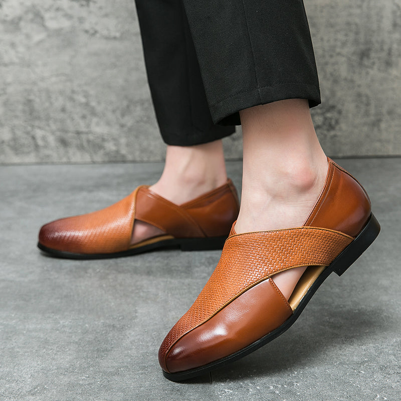 Vintage Leder Loafers