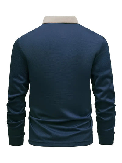 Leichter Poloshirt-Pullover