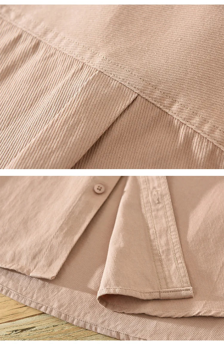 Baumwollhemd mit kurzen Ärmeln