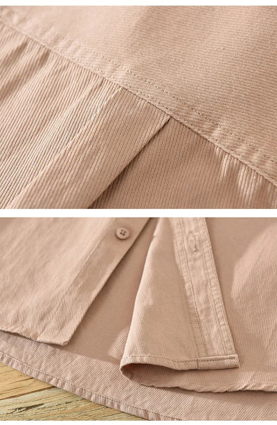 Baumwollhemd mit kurzen Ärmeln