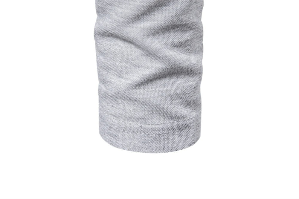 Lässiges Poloshirt mit langen Ärmeln