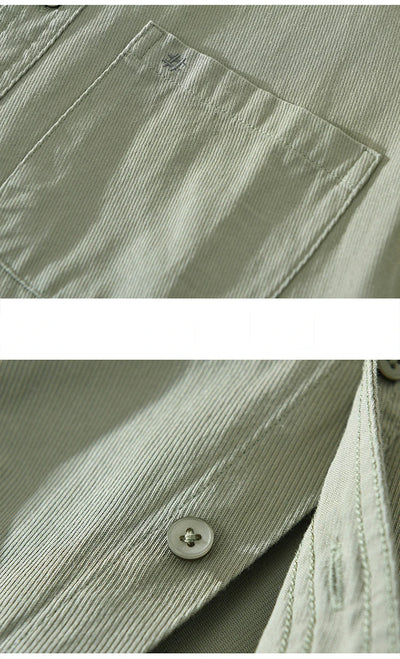 Baumwollhemd mit kurzen Ärmeln