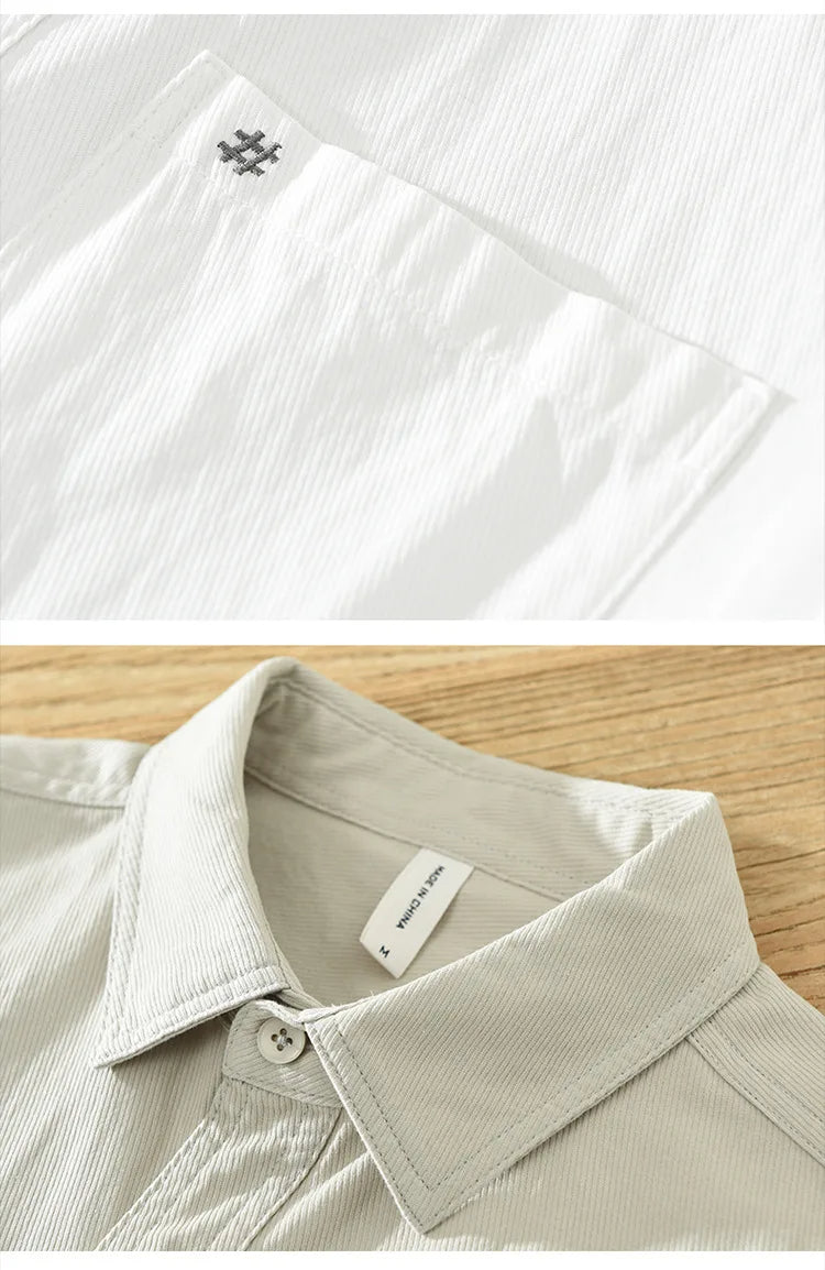 Baumwollhemd mit kurzen Ärmeln