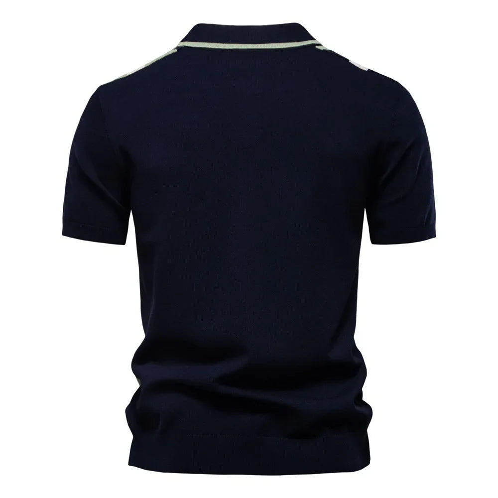 Strick Poloshirt