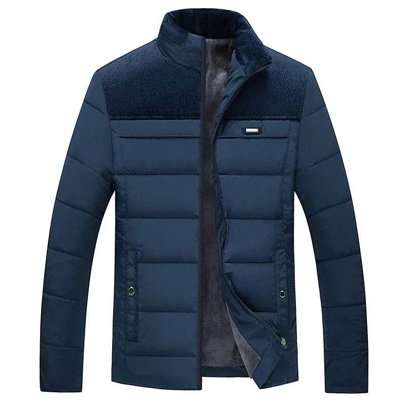 Elegante gesteppte Pufferjacke