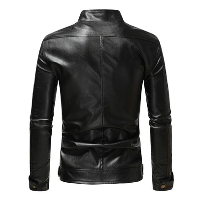 Elegante Herren Lederjacke