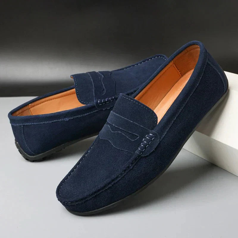 Retro Wildleder Herren Loafers