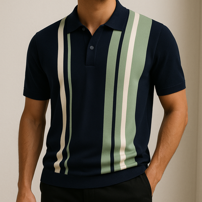 Strick Poloshirt
