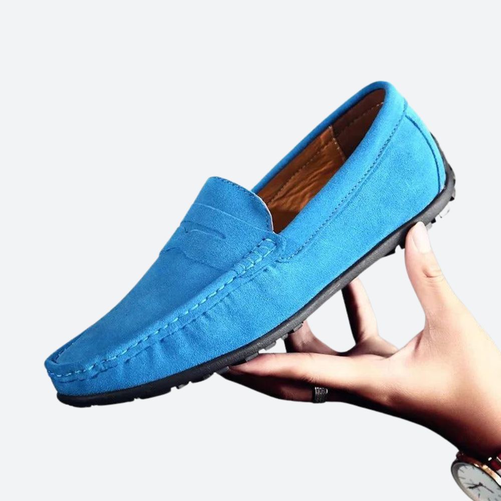 Klassische Wildleder Slipper