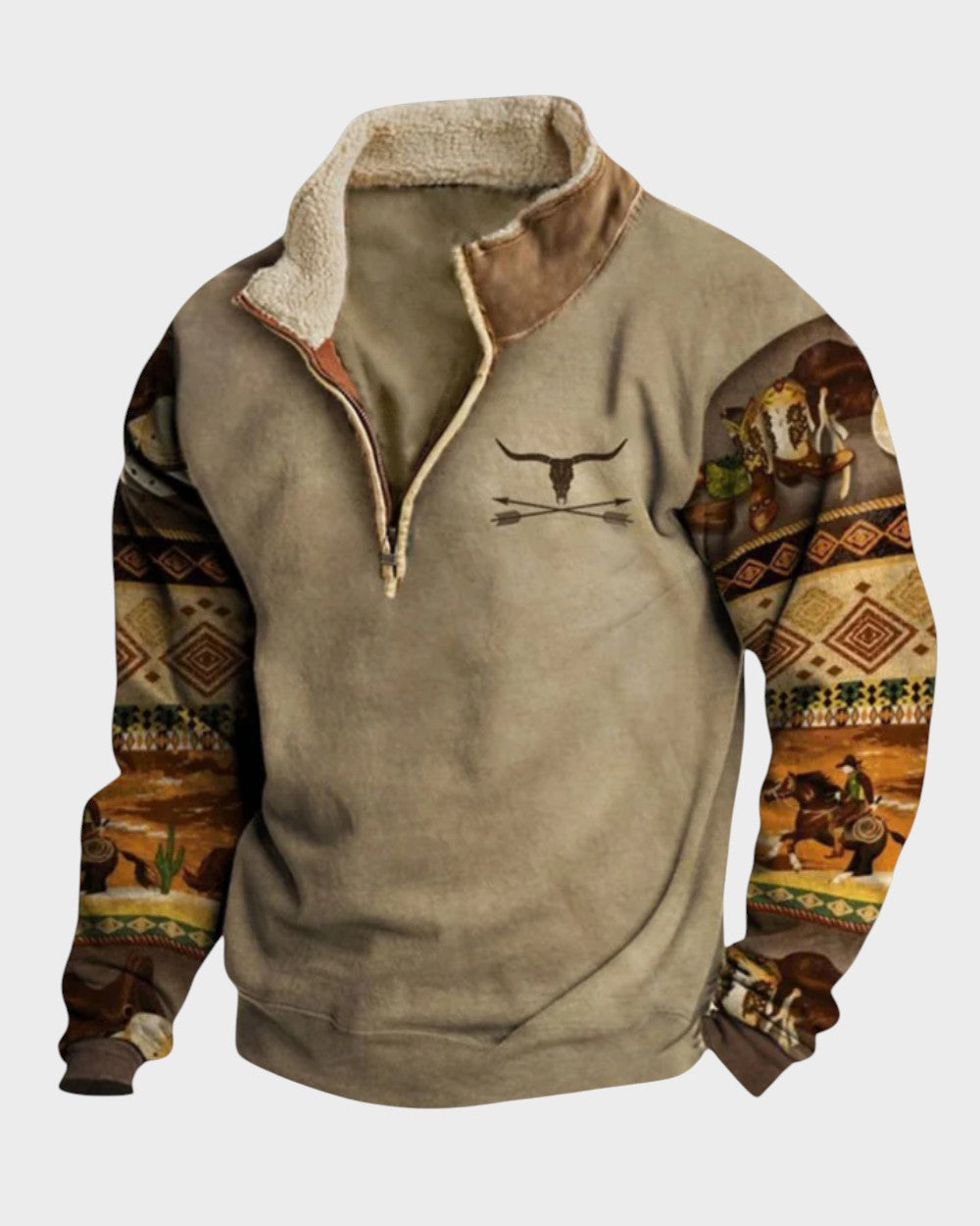 Noah Retro-Zip Pullover