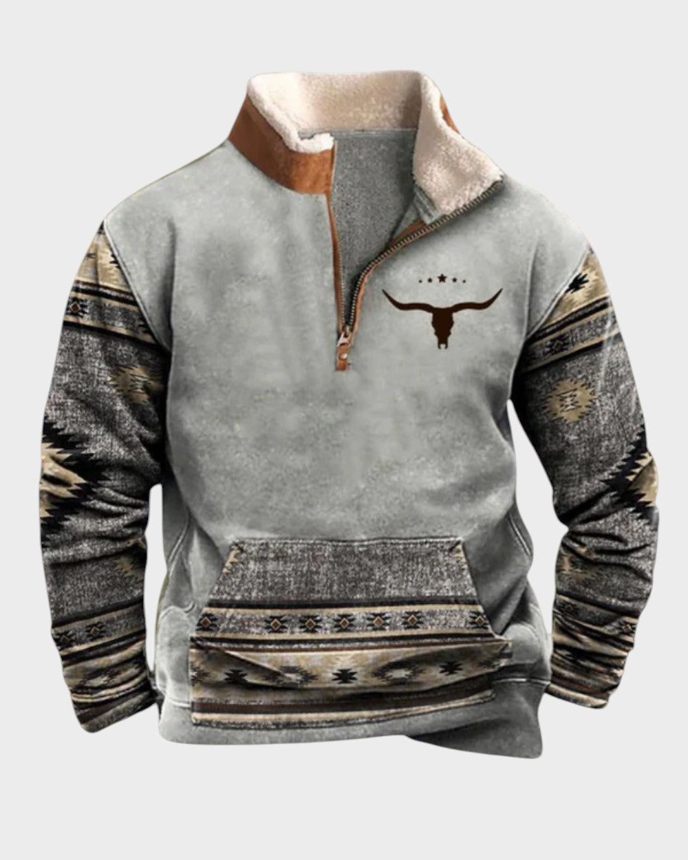 Noah Reißverschluss Pullover