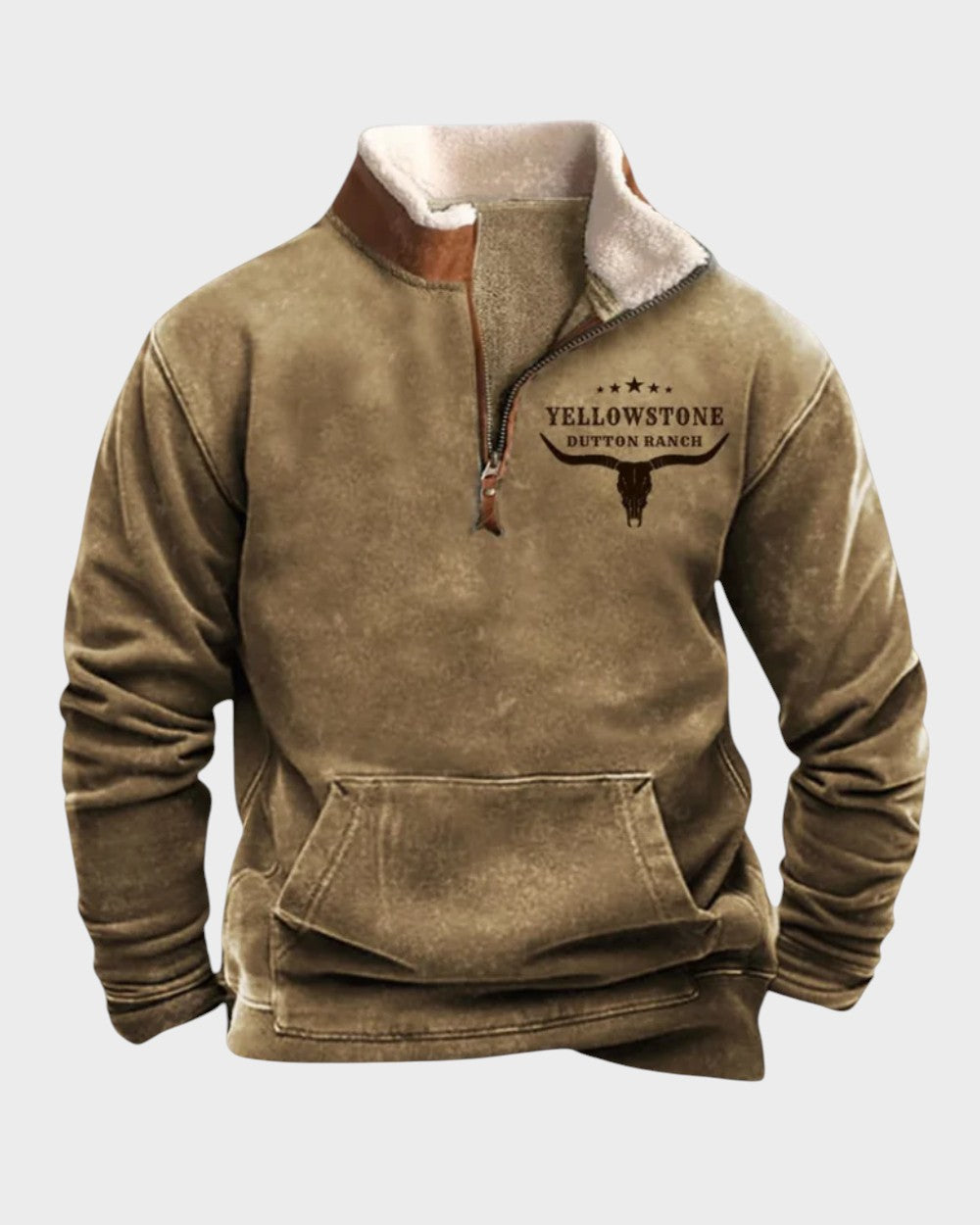 Lukas Retro-Zip-Pullover