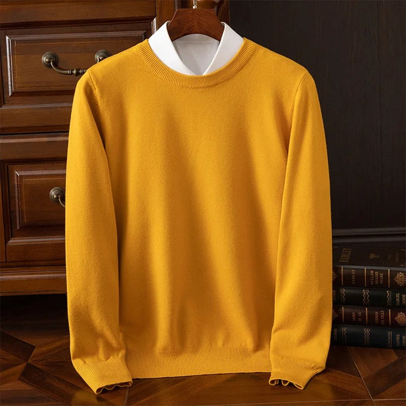 Eleganter Wollpullover
