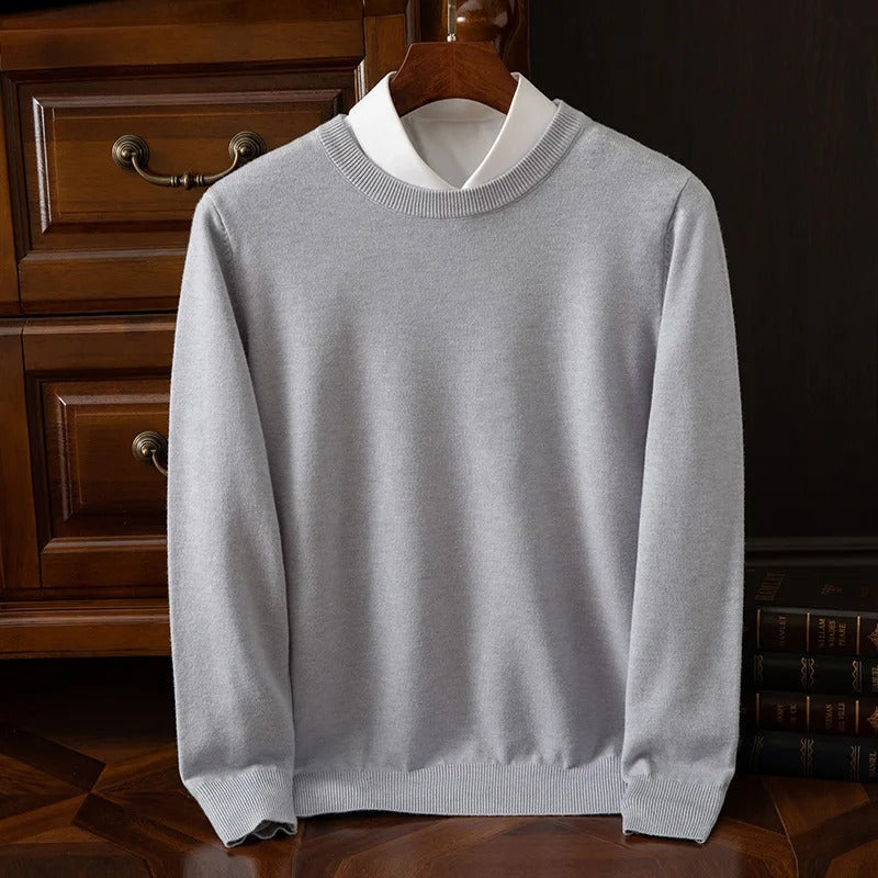 Eleganter Wollpullover