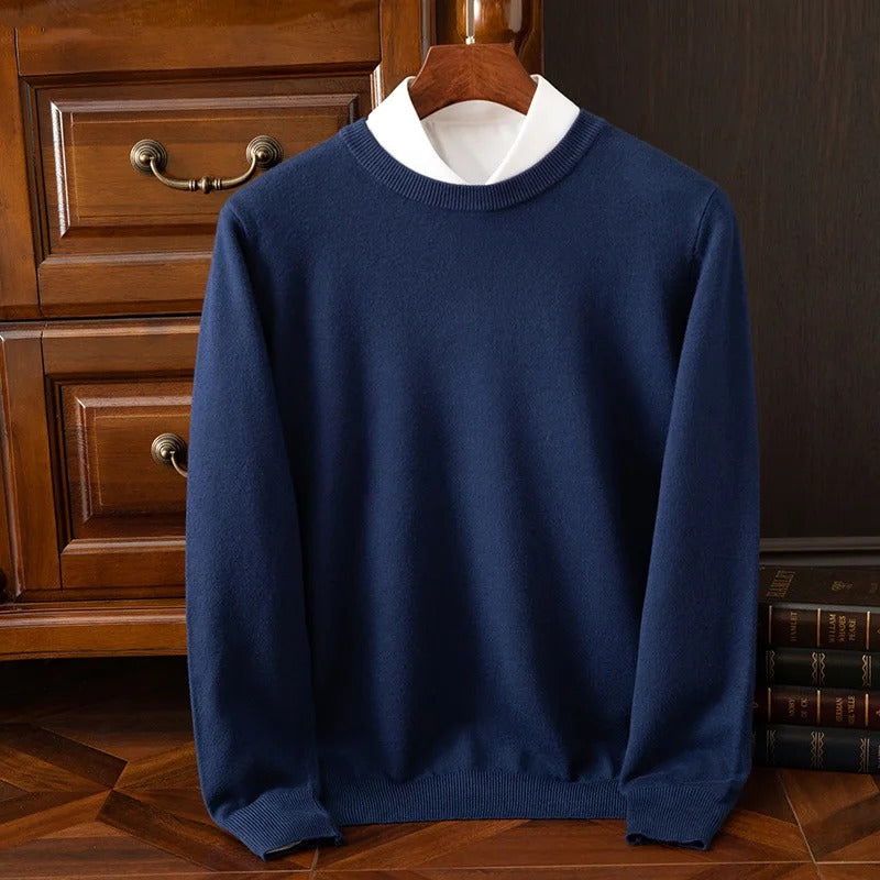Eleganter Wollpullover