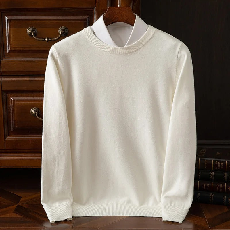 Eleganter Wollpullover