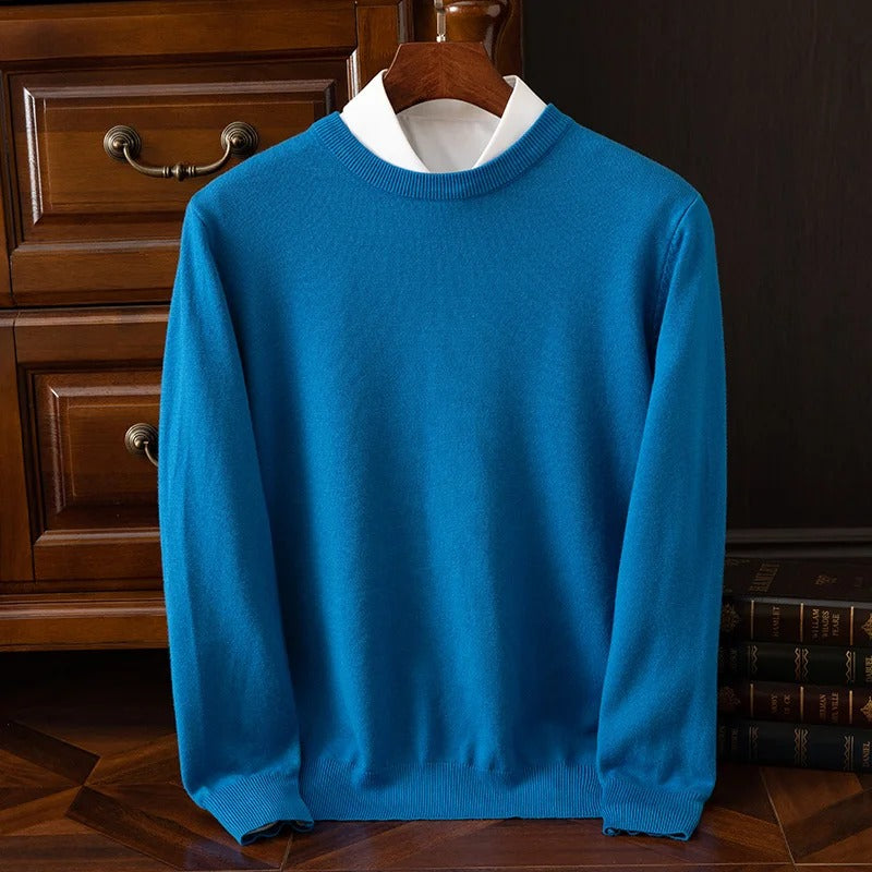 Eleganter Wollpullover