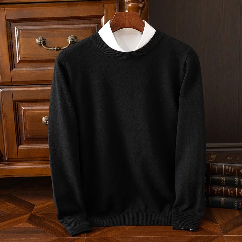 Eleganter Wollpullover
