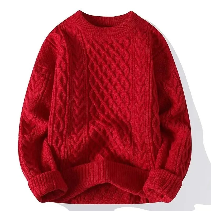 Kabelstrickpullover