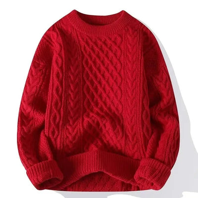 Kabelstrickpullover